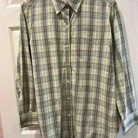 Lauren Jeans Co. Plaid Shirt. Size L - Picture 2 of 6